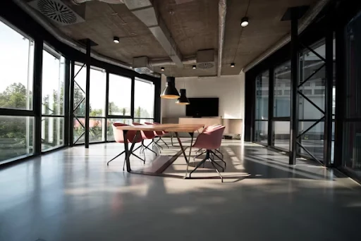 Office table with chairs